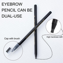 Rasmet peel-off brow pencil brown helps create natural shading for everyday looks