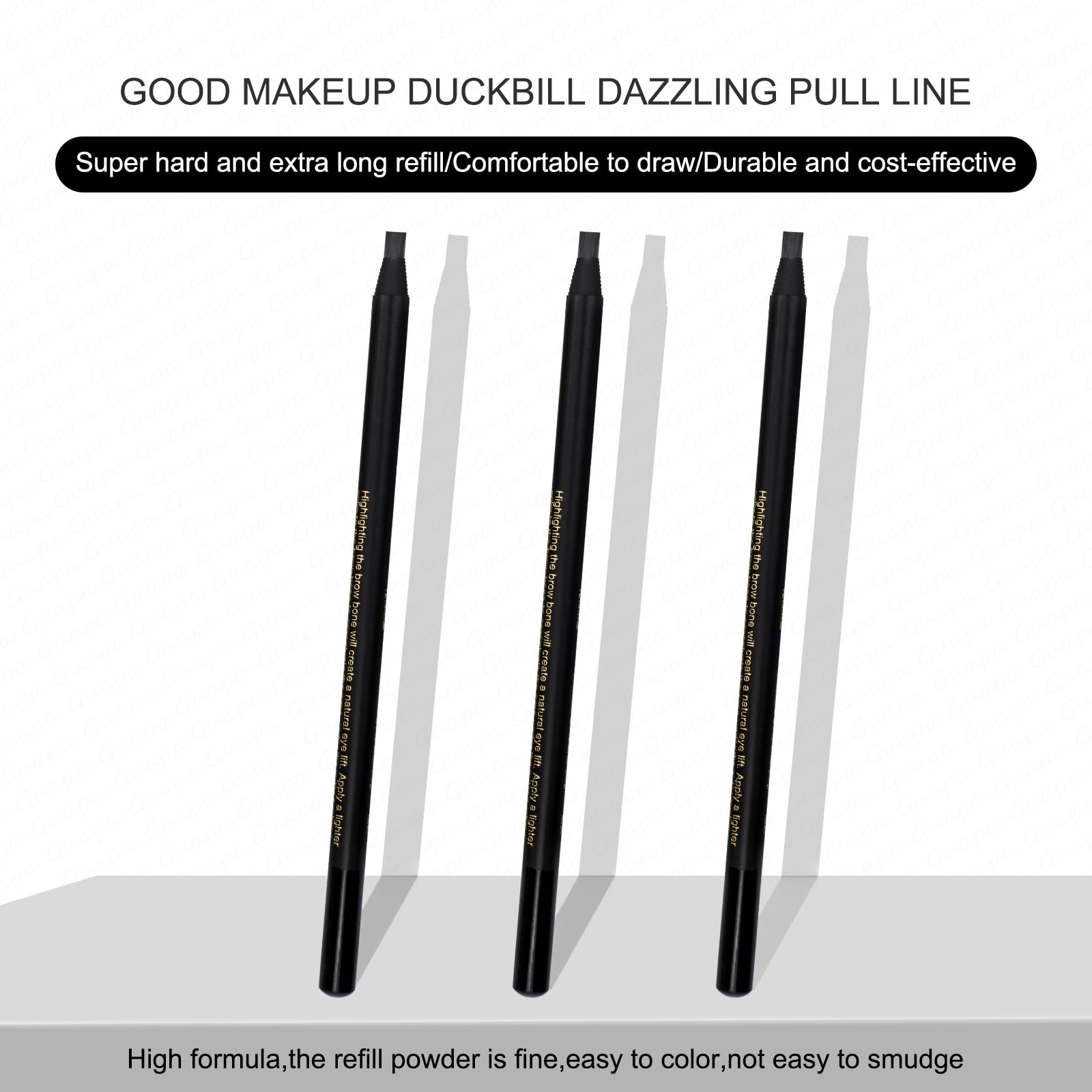 Rasmet peel-off brow pencil white ideal for marking invisible brow guides on fair skin