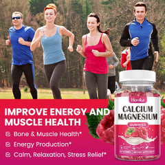 Raspberry-flavored chewable gummies for easy biting