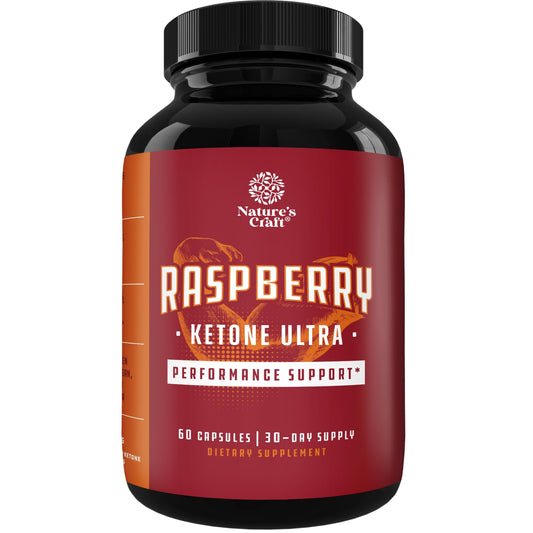 Bottle of Raspberry Ketones 60 capsules