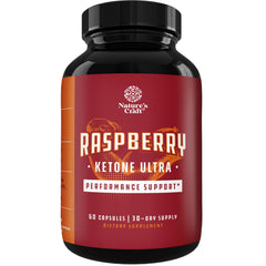 Bottle of Raspberry Ketones 60 capsules