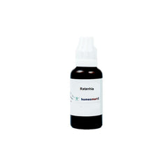 Ratanhia 6C homeopathy dilution bottle front