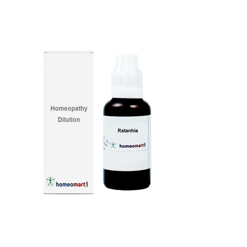 Ratanhia 6C homeopathy dilution packaging
