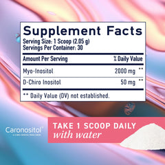 Illustration of the 40:1 ratio of Myo-Inositol to D-Chiro Inositol