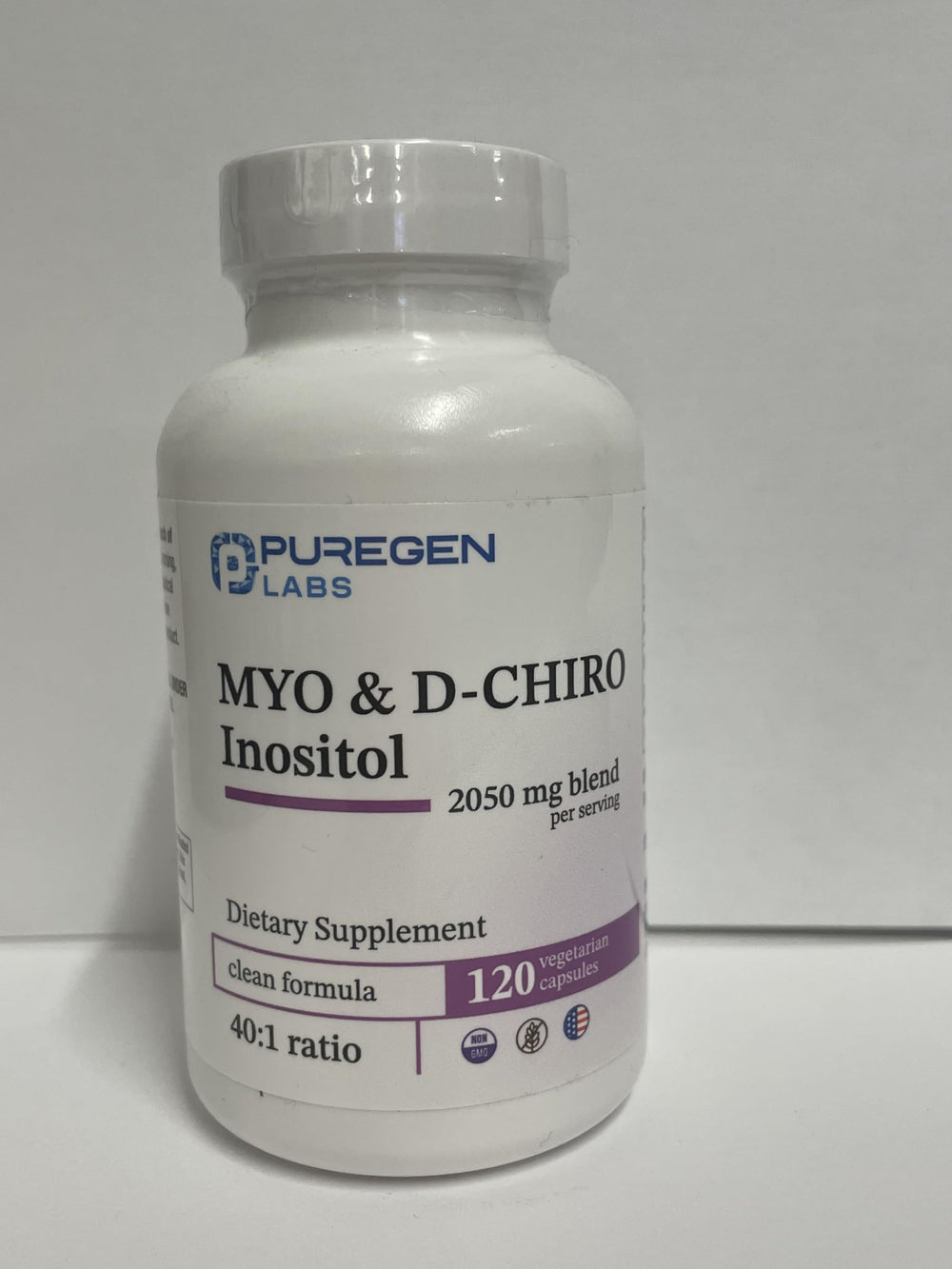 Ratio illustration 40:1 Myo-Inositol to D-Chiro-Inositol