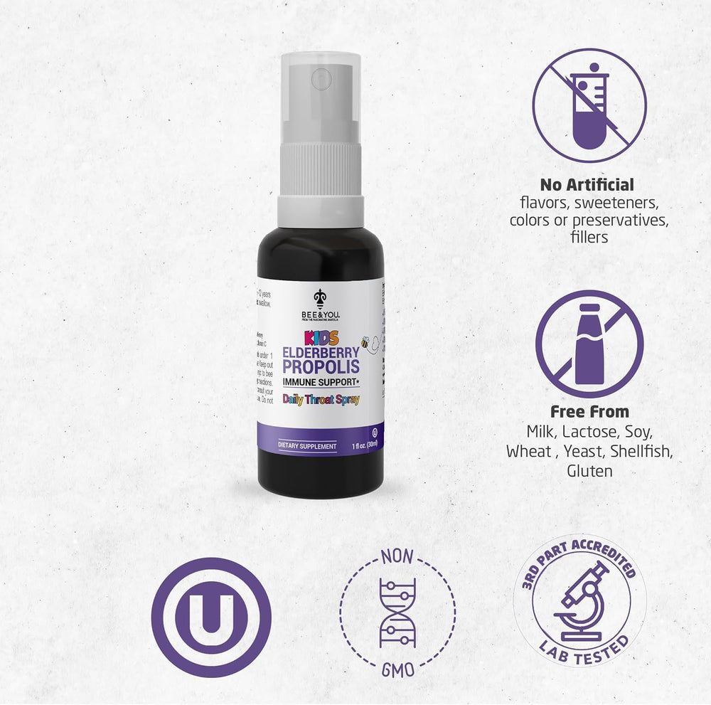 Raw honey ingredient in the spray