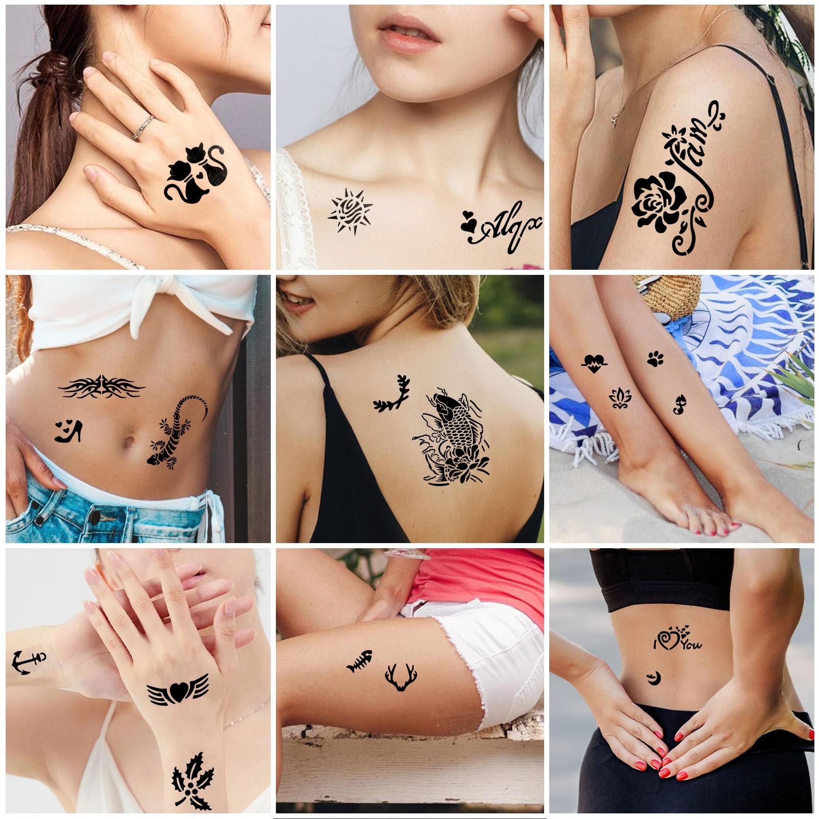 RAZET henna stencils kid-friendly options for safe DIY projects.