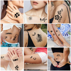 RAZET henna stencils kid-friendly options for safe DIY projects.