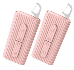 RAZOKO portable dental floss case with 10 floss picks