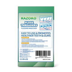 RAZOKO brand dental health message and packaging