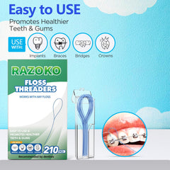 Minty clean feeling after flossing