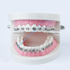 Hygienic travel case for dental floss threaders