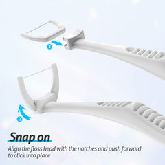 Extra-strong floss refills showing durability