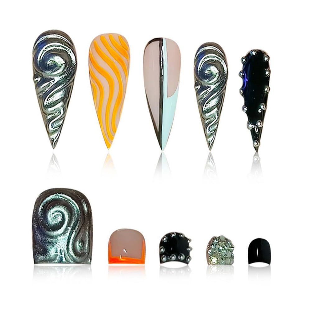 Rdntbeu full-cover press-on toenails provide durable, comfortable wear.