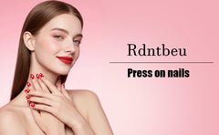 Rdntbeu Mini nail files and wooden sticks included for prep and shaping.