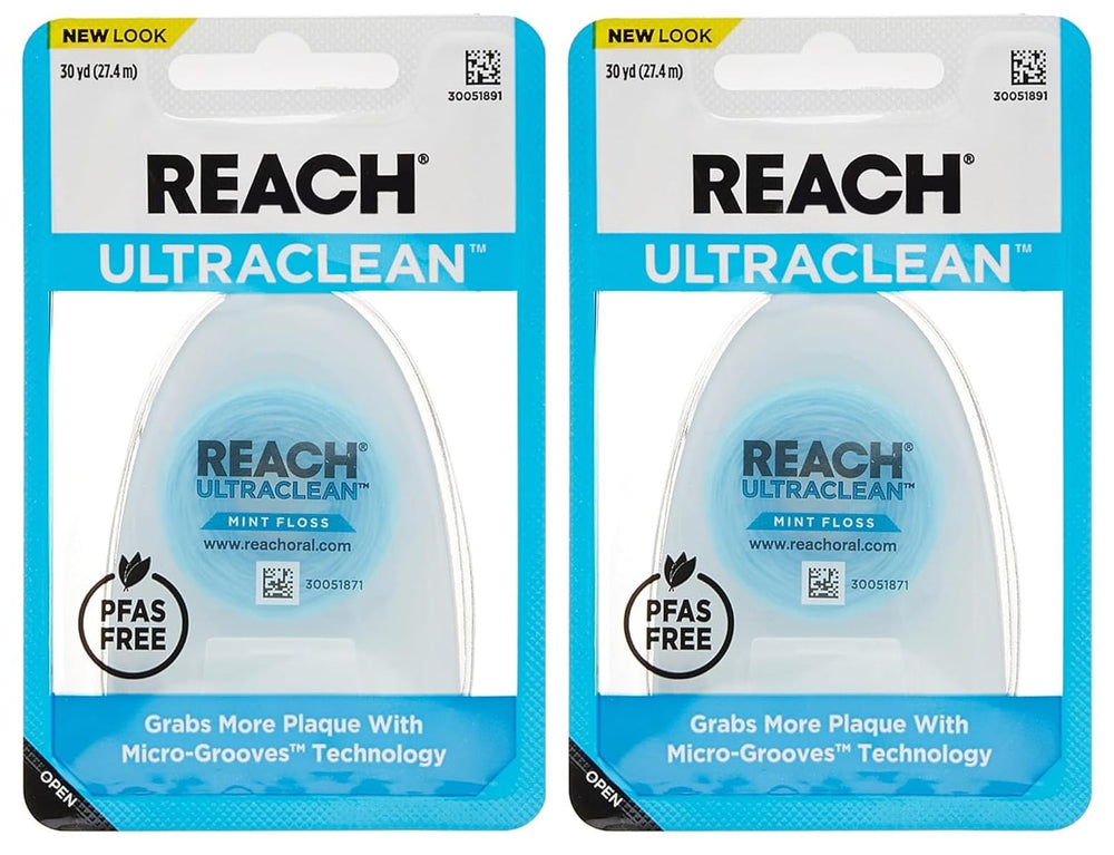 Main product image for REACH Listerine Ultraclean Dental Floss Pack of 2