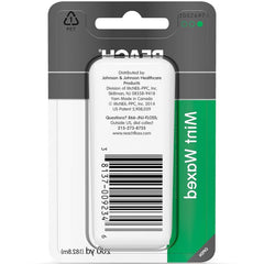 Packaging image highlighting mint flavor and compact design