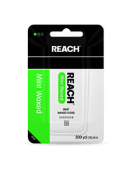 Reach Mint Waxed Dental Floss – 200 yards per spool, pack of 4
