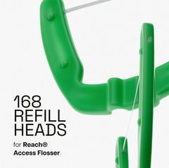 Mint-flavored floss refill heads for REACH Ultraclean Access Flosser