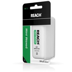 In-store display of Reach Mint Waxed Dental Floss