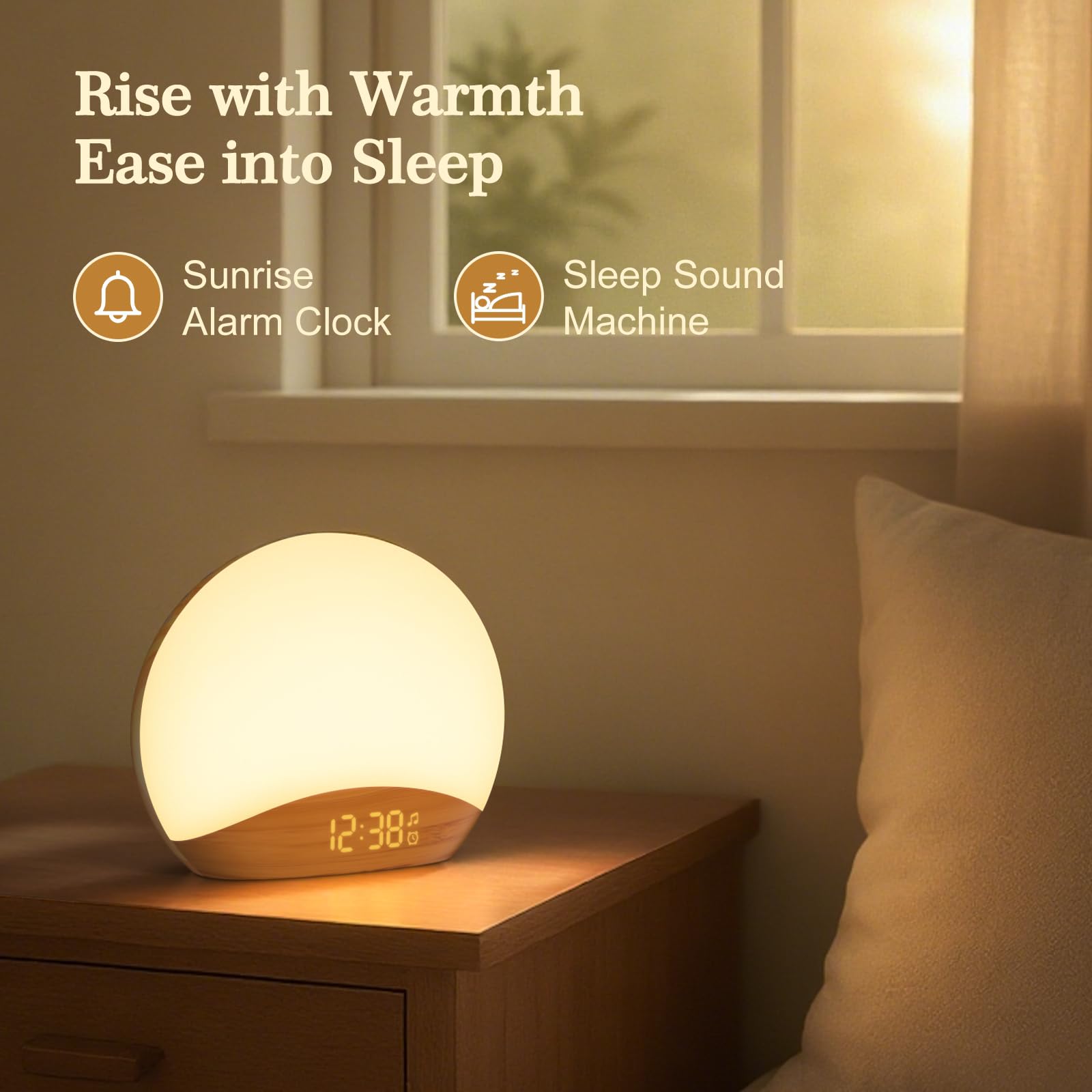 REACHER 26-sound interface offers soothing options for restful nights.