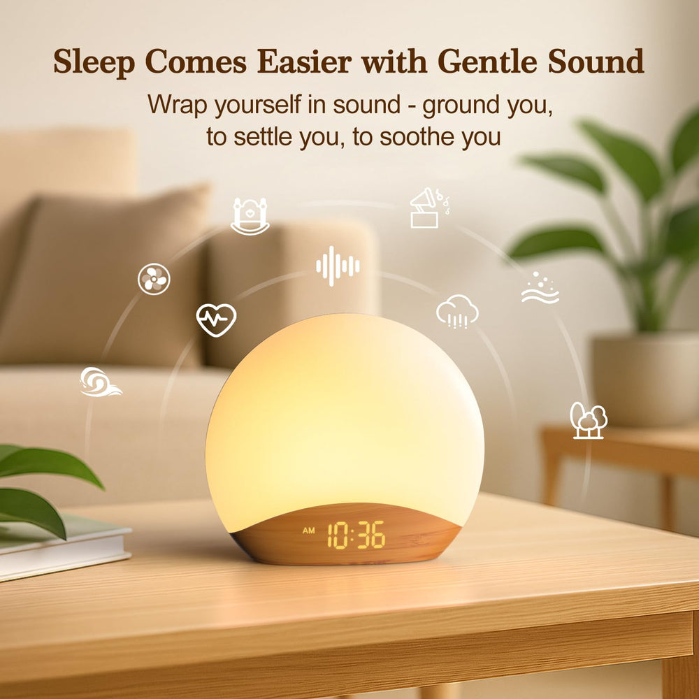 REACHER night-light with 0-100% dimming and eight colors for reading comfort.