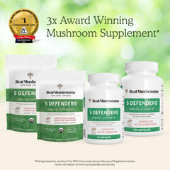 NSF Certified organic facility label and vegan-friendly icon