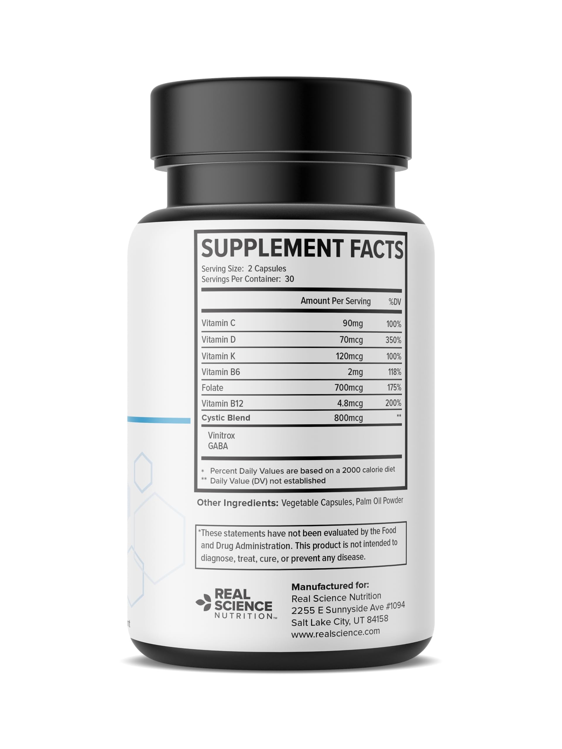 Vinitrox nitric oxide support and vitamin icons