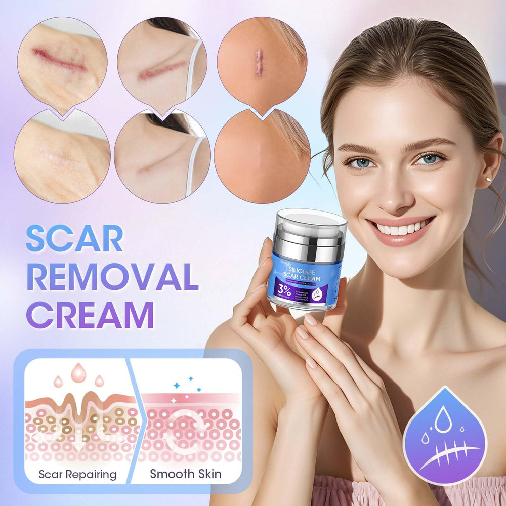 Reatoy scar cream application on scar demonstrates gentle coverage