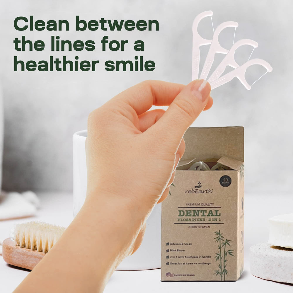 Eco-friendly, corn starch-based floss material concept