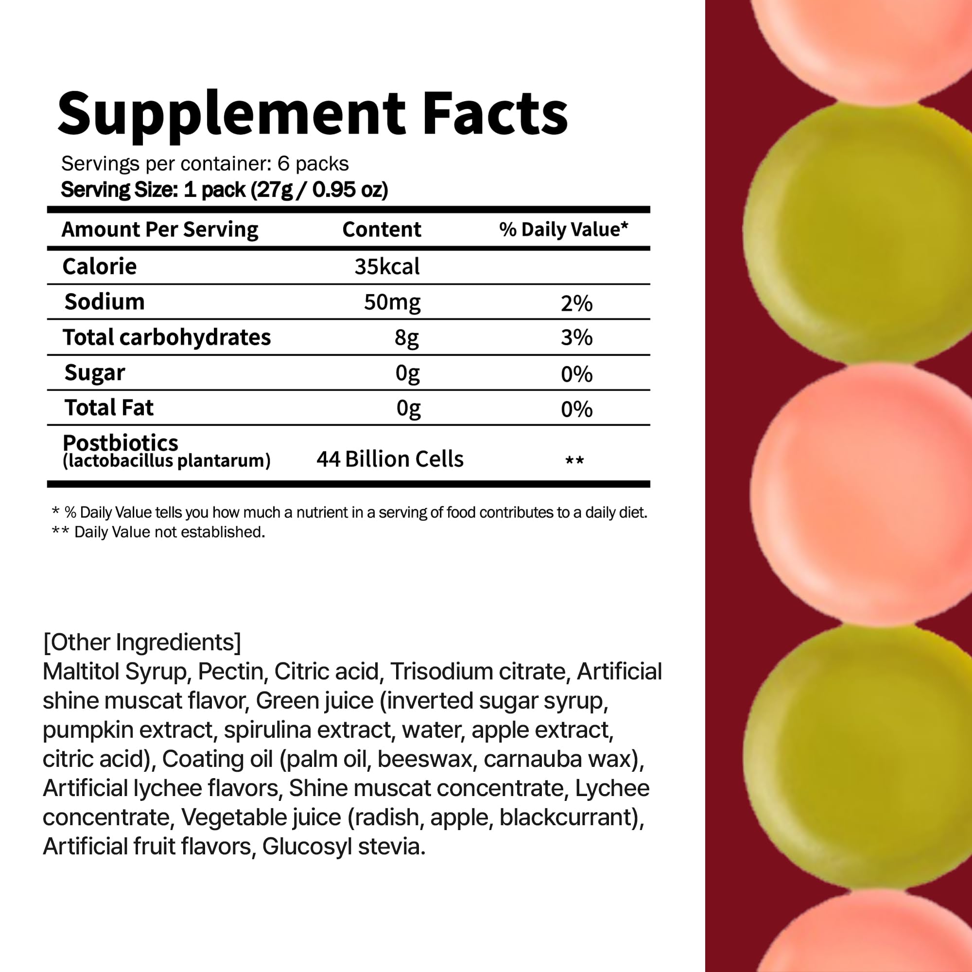 Shelf-stable, travel-ready probiotic jelly packaging