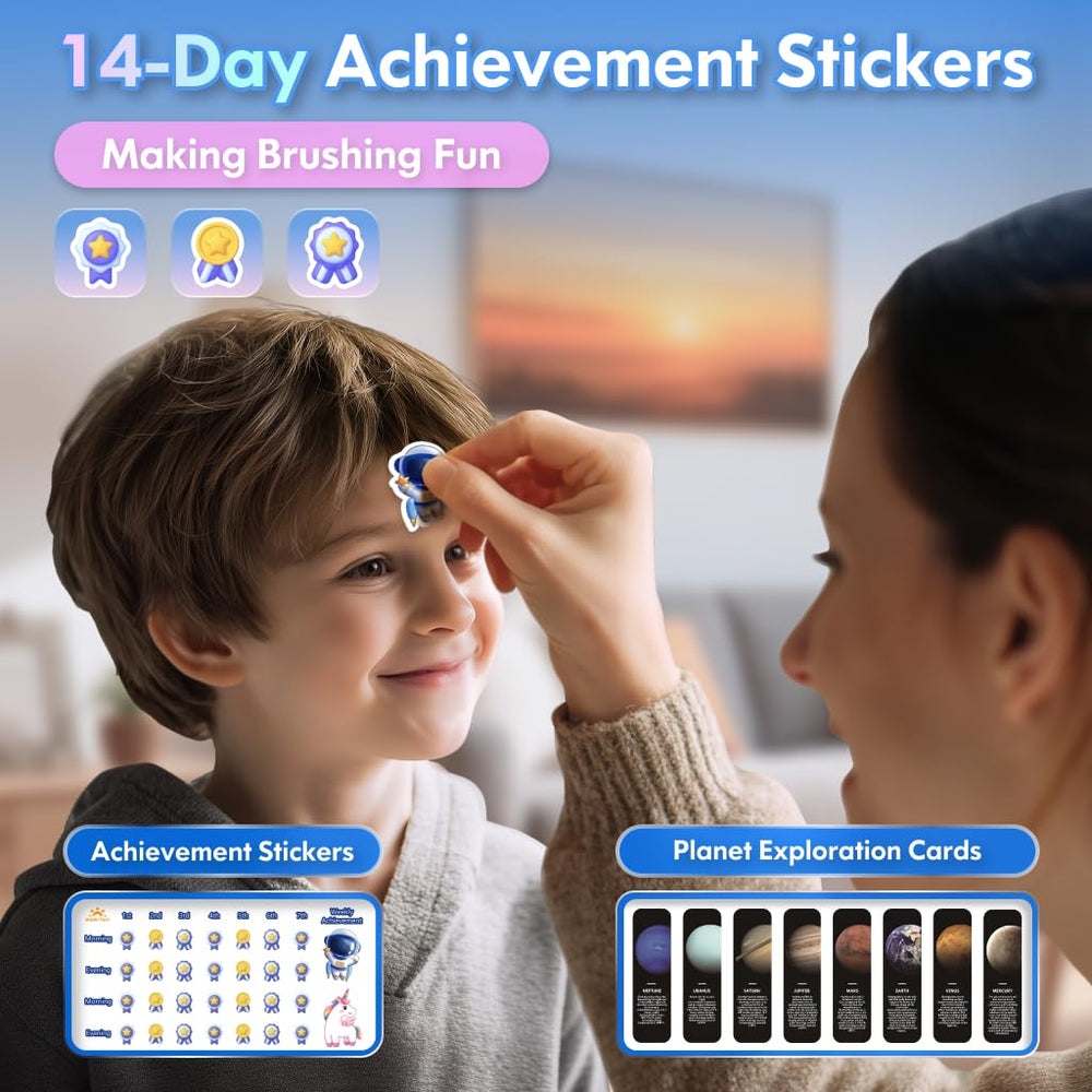 Rechargeable IPX7 waterproof kids toothbrush