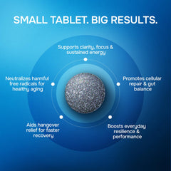 Hydrogen tablets supporting recovery and energy