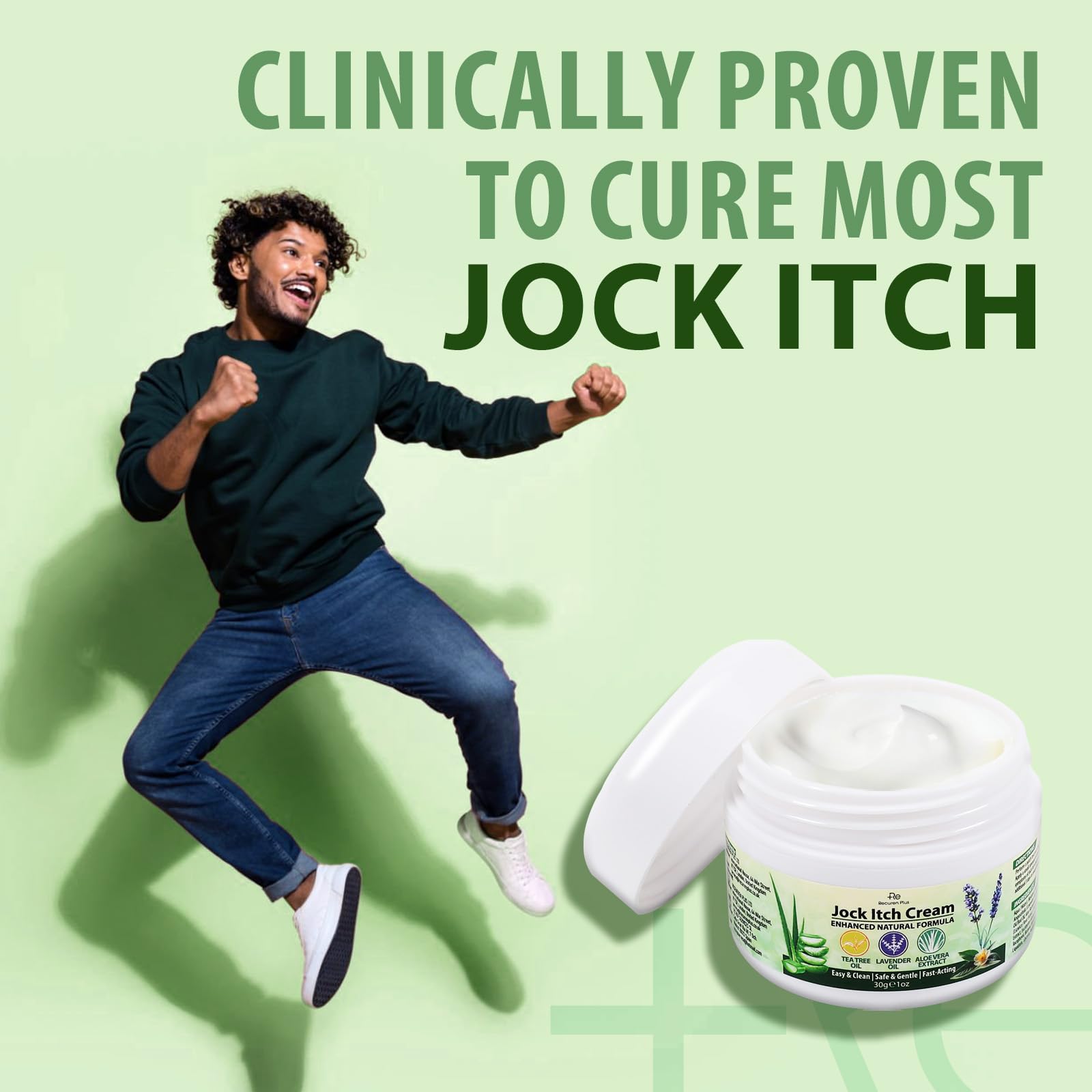 Recuren Plus travel-friendly size for on-the-go care.
