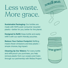 Recyclable bottle packaging by True Grace