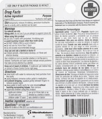 Side view of Red Cross Toothache Complete Medication Kit 0.12 oz, pack of 2