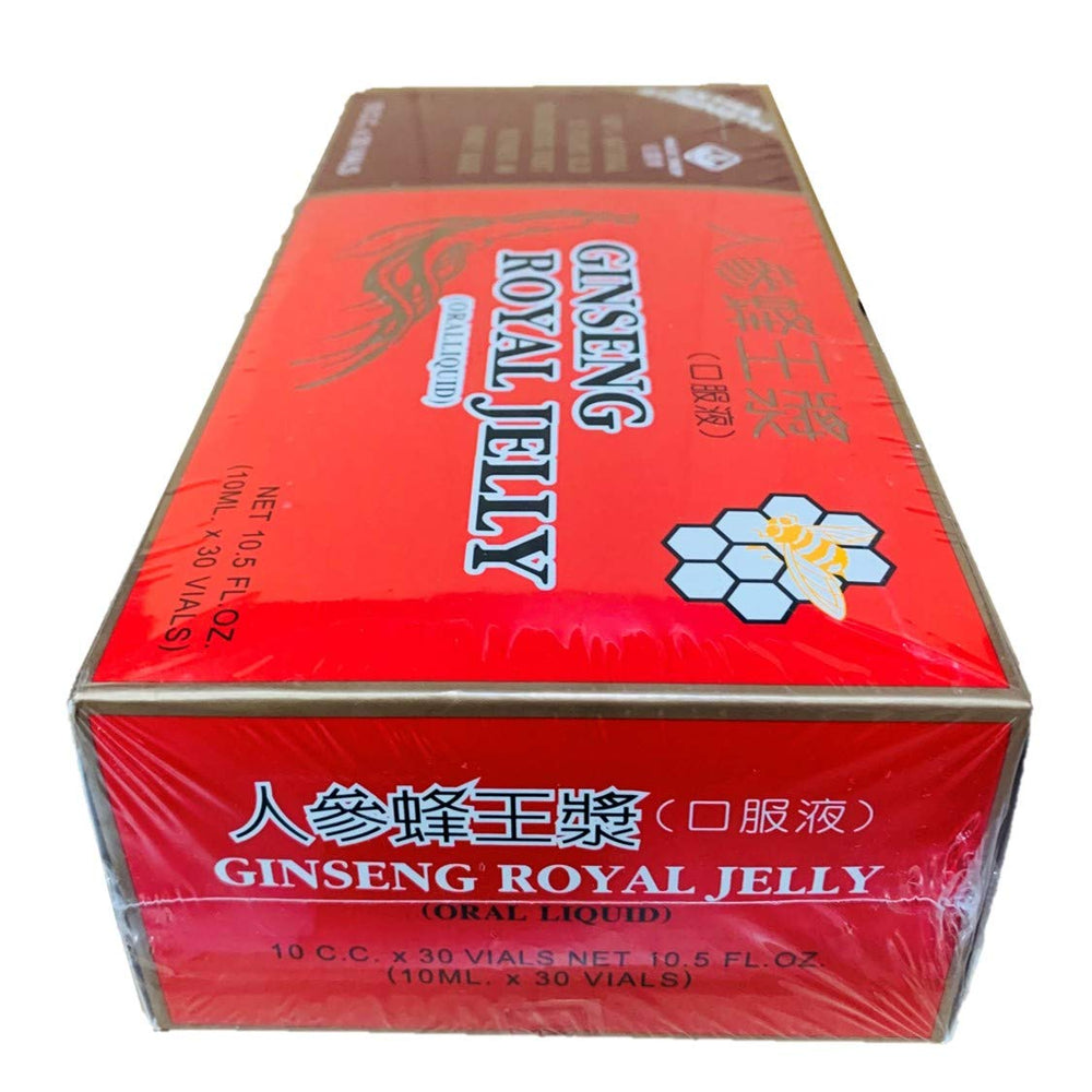Close-up of red ginseng root refined in honey base (15 years old)