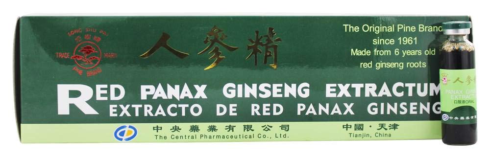 Red Panax Ginseng Extractum Prince Of Peace 30 Vial bottle front view
