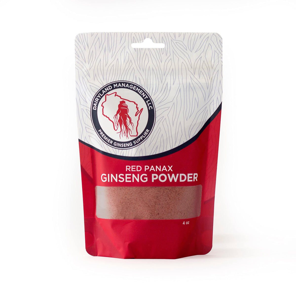 Red Panax Ginseng Powder 8 oz with natural ginsenosides