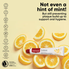 Packaging for Red Seal Lemon Toothpaste