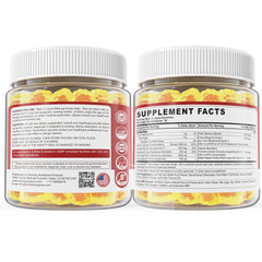 Lifestyle image: Red Yeast Rice Gummies bottle on table