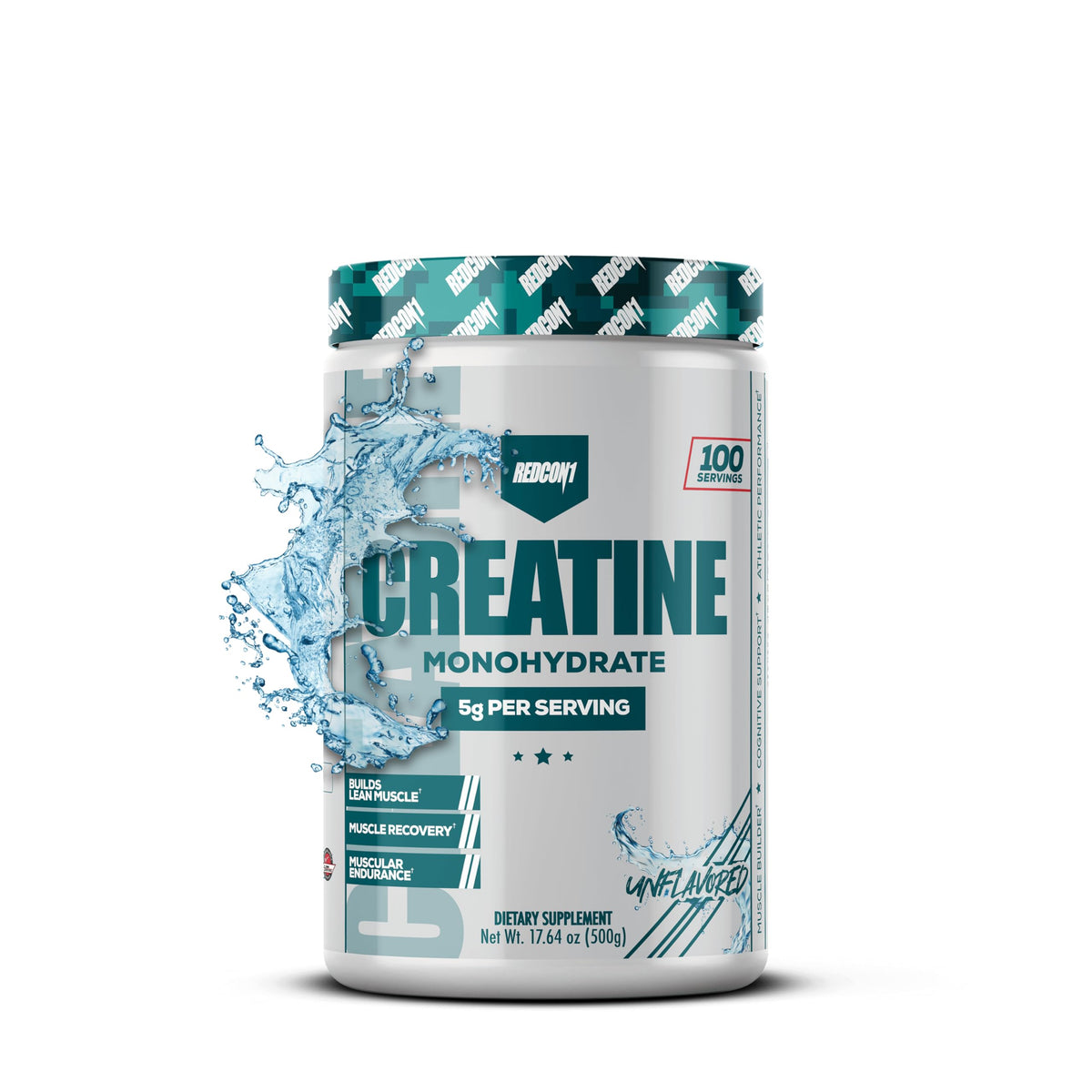 REDCON1 Creatine Monohydrate bottle with label