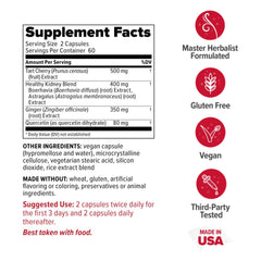 Close-up of the Gouch! product label