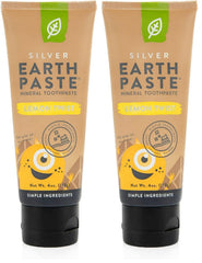 Front view of Redmond Earthpaste Lemon Twist Pack of 2