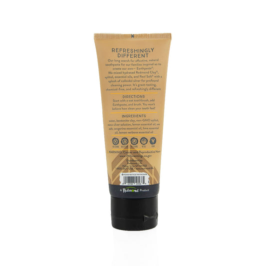 Two 4 oz tubes of Redmond Earthpaste Lemon Twist