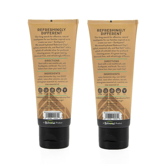 Earthpaste Wintergreen two-pack packaging