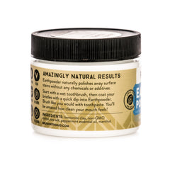 Earthpowder ingredients: bentonite clay, xylitol, sea salt and essential oils