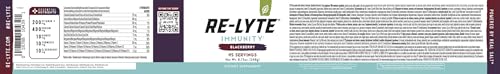 Scooper with blackberry Re-Lyte Immunity powder