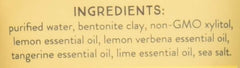Close-up of Lemon Twist Earthpaste toothpaste texture