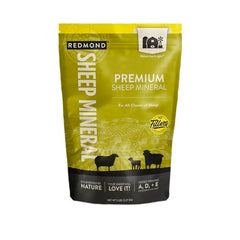 Bag front view of Redmond All Natural Sheep Mineral Supplement 5 lb